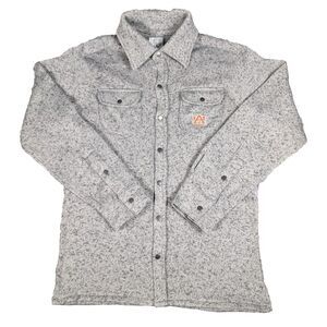 NCAA Auburn Tigers Men's Gray Shacket - Extra Large‎